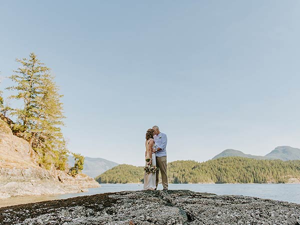 Rebecca and Brad - Elopement via boat to Private Island