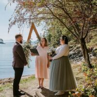 Stephanie & Aidan Elopement - Bakers Beach