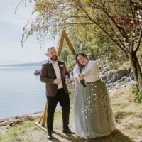 Stephanie & Aidan Elopement - Bakers Beach