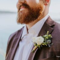 Stephanie & Aidan Elopement - Bakers Beach