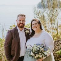 Stephanie & Aidan Elopement - Bakers Beach