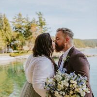 Stephanie & Aidan Elopement - Bakers Beach